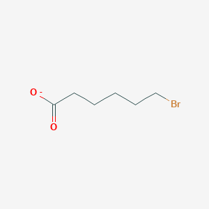 molecular formula C6H10BrO2- B1238239 6-Bromohexanoate 