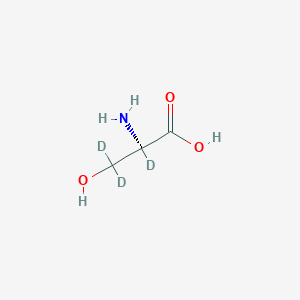 molecular formula C3H7NO3 B12382453 D-Serine-d3 