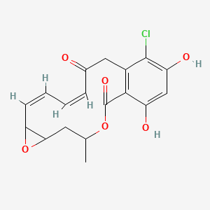molecular formula C18H17ClO6 B1238250 Monordene 