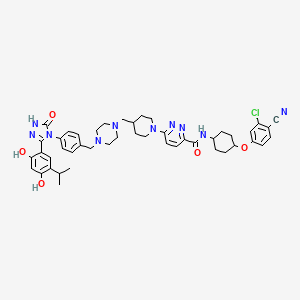 molecular formula C46H53ClN10O5 B12382680 WCA-814 