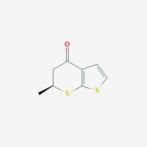 molecular formula C8H8OS2 B123827 (S)-6-Methyl-5,6-dihydro-4H-thieno[2,3-b]thiopyran-4-one CAS No. 147086-79-1