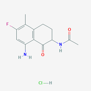 molecular formula C13H16ClFN2O2 B12382737 Exatecan Intermediate 2 hydrochloride 