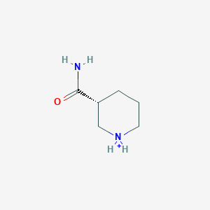 (R)-Nipecotamide(1+)