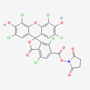 molecular formula C25H9Cl6NO9 B12382798 6-HEX, SE 