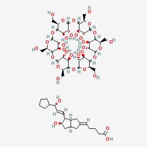 molecular formula C57H92O34 B1238285 Ataprost alfadex CAS No. 108866-14-4