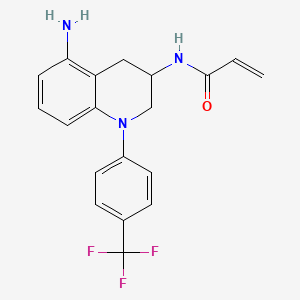 molecular formula C19H18F3N3O B12382891 SWTX-143 