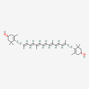 molecular formula C40H52O2 B1238290 Alloxanthin CAS No. 28380-31-6