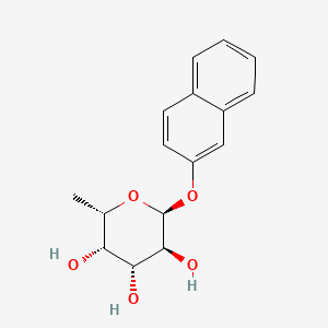 molecular formula C16H18O5 B1238298 Naphthyl-alpha-L-fucoside CAS No. 63503-05-9