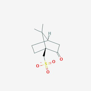 molecular formula C10H15O4S- B1238317 (s)-Camphorsulfonate 