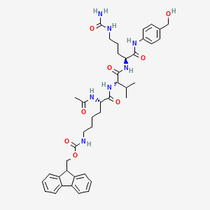 molecular formula C41H53N7O8 B12383247 AcLys-PABC-VC-Aur0101 intermediate-1 