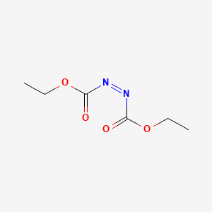 molecular formula C6H10N2O4 B1238336 (Z)-diethyl diazene-1,2-dicarboxylate CAS No. 4143-60-6
