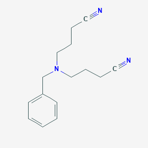 molecular formula C15H19N3 B123835 4,4'-[(Phenylmethyl)imino]bisbutanenitrile CAS No. 78217-67-1