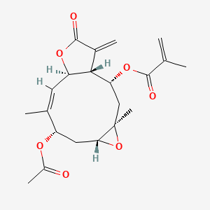 molecular formula C21H26O7 B1238364 Erioflorin acetate 