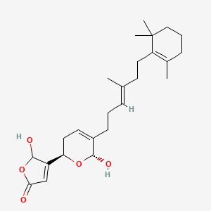 molecular formula C25H36O5 B1238367 Manolide 