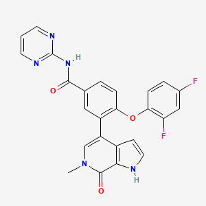 molecular formula C25H17F2N5O3 B12383755 Brd4-IN-6 