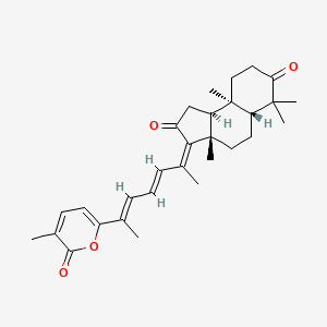 molecular formula C30H38O4 B1238379 Stellettin B 