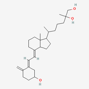 molecular formula C27H44O3 B1238383 9,10-Secocholesta-5,7,10(19)-triene-3,25,26-triol, (3beta,5Z,7E)- 