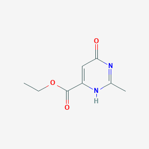 6-HYDROXY-2-METHYL-PYRIMIDINE-4-ACETIC ACID ETHYL ESTER