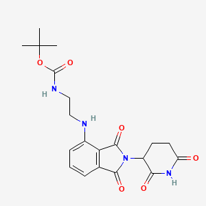 molecular formula C20H24N4O6 B12383939 Thalidomide-NH-(CH2)2-NH-Boc 