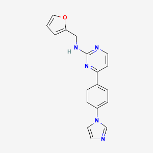molecular formula C18H15N5O B12384004 AP-C7 