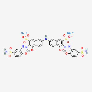 molecular formula C32H19Cu2N7Na2O14S4 B12384119 C.I. Direct violet 66 