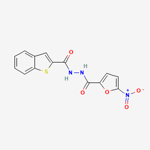 molecular formula C14H9N3O5S B12384295 JSF-2827 