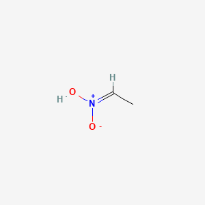 molecular formula C2H5NO2 B1238440 Ethylnitronate ylide 