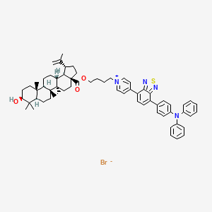 molecular formula C63H75BrN4O3S B12384422 Anticancer agent 174 