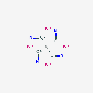 molecular formula C4K4N4Ni B1238443 Tetrapotassium tetracyanidonickelate 