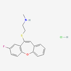 molecular formula C17H17ClFNOS B1238447 Fluradoline hydrochloride CAS No. 77590-97-7