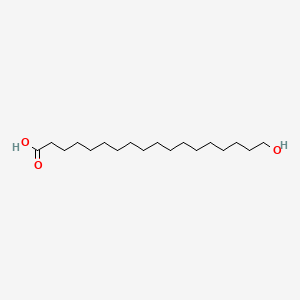 molecular formula C18H36O3 B1238465 18-Hydroxyoctadecanoic acid CAS No. 3155-42-8