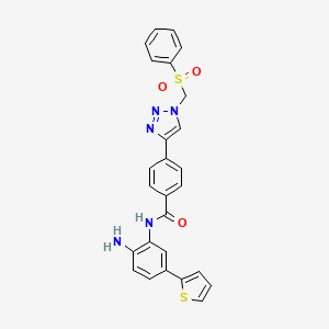 molecular formula C26H21N5O3S2 B12384651 KPZ560 