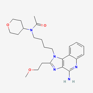molecular formula C24H33N5O3 B12384706 BNT411 
