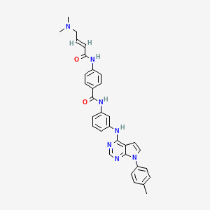 molecular formula C32H31N7O2 B12384734 PI5P4Ks-IN-3 
