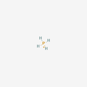 molecular formula H4P+ B1238482 Phosphonium CAS No. 13769-19-2