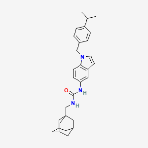 molecular formula C30H37N3O B12384821 sEH inhibitor-16 