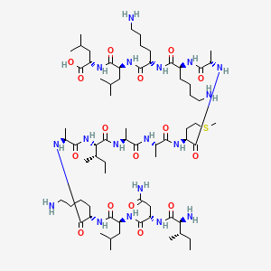 molecular formula C69H128N18O16S B12384839 Peptide 12d 