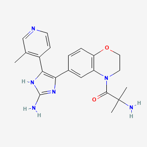 molecular formula C21H24N6O2 B12385066 SMT-738 