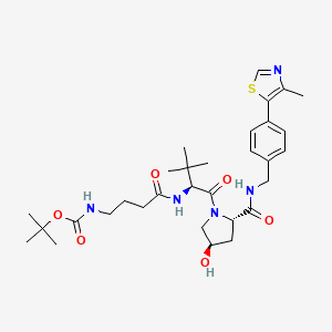 molecular formula C31H45N5O6S B12385135 VH032-C2-NH-Boc 