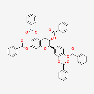 molecular formula C50H34O11 B1238537 Catechin pentabenzoate 