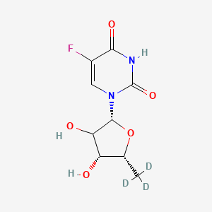 molecular formula C9H11FN2O5 B12385376 Doxifluridine-d3 