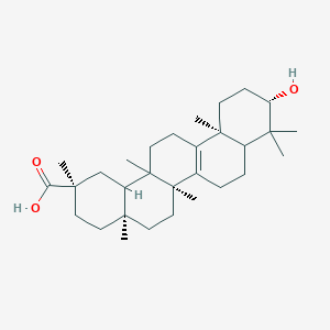 (2R,4aS,6aS,10S,12aS)-10-hydroxy-2,4a,6a,9,9,12a,14a-heptamethyl-1,3,4,5,6,7,8,8a,10,11,12,13,14,14b-tetradecahydropicene-2-carboxylic acid