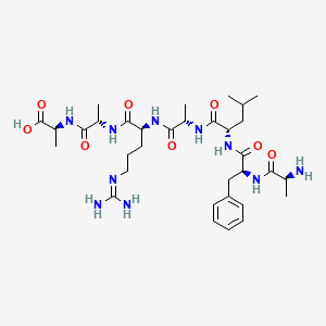 molecular formula C33H54N10O8 B12385383 Thrombin receptor peptide ligand CAS No. 287964-20-9