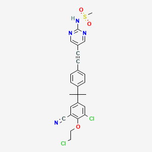 molecular formula C25H22Cl2N4O3S B12385481 ET516 