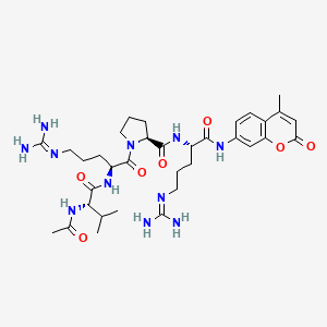molecular formula C34H51N11O7 B12385648 Ac-VRPR-AMC 