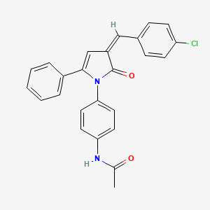 molecular formula C25H19ClN2O2 B12385733 inS3-54-A26 