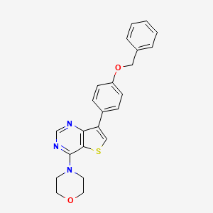 molecular formula C23H21N3O2S B12385734 h-NTPDase-IN-5 