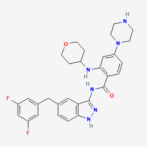 molecular formula C30H32F2N6O2 B12385812 Alk-IN-28 CAS No. 1108743-80-1