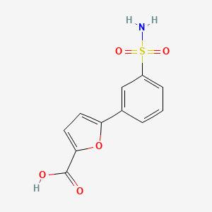 molecular formula C11H9NO5S B12385845 Mab-SaS-IN-1 CAS No. 773869-38-8
