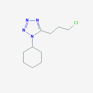 molecular formula C10H17ClN4 B123859 5-(3-Chloropropyl)-1-cyclohexyltetrazole CAS No. 73963-29-8